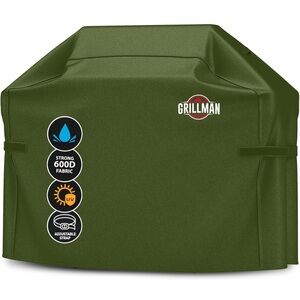 NWT Grillman Olive Green Grill Cover 64”